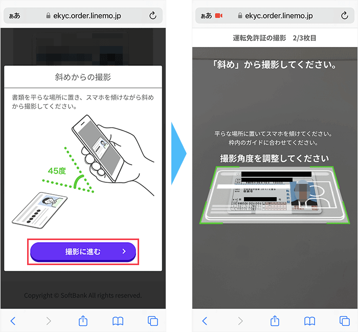 LINEMOの申し込み手順