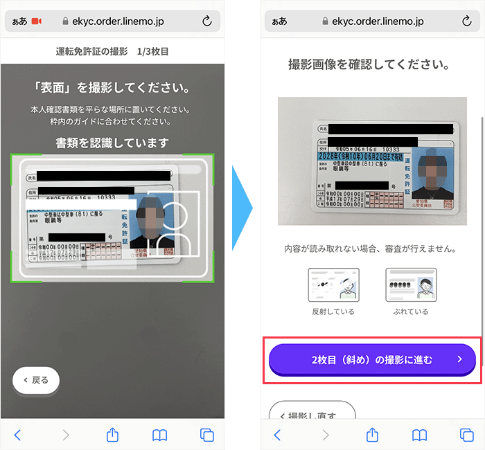 LINEMOの申し込み手順