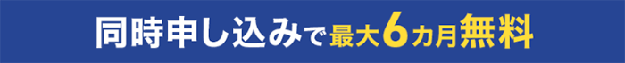 So-net光はオプション同時申し込みで最大6ヶ月無料